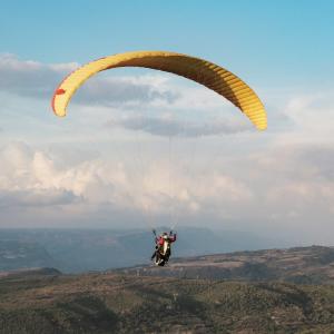 Foto de um parapente